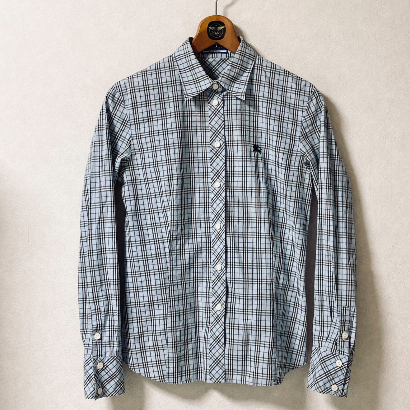 BURBERRY BLUE LABEL バーバリーブルーレーベル 長袖シャツ ブルーノバ 
