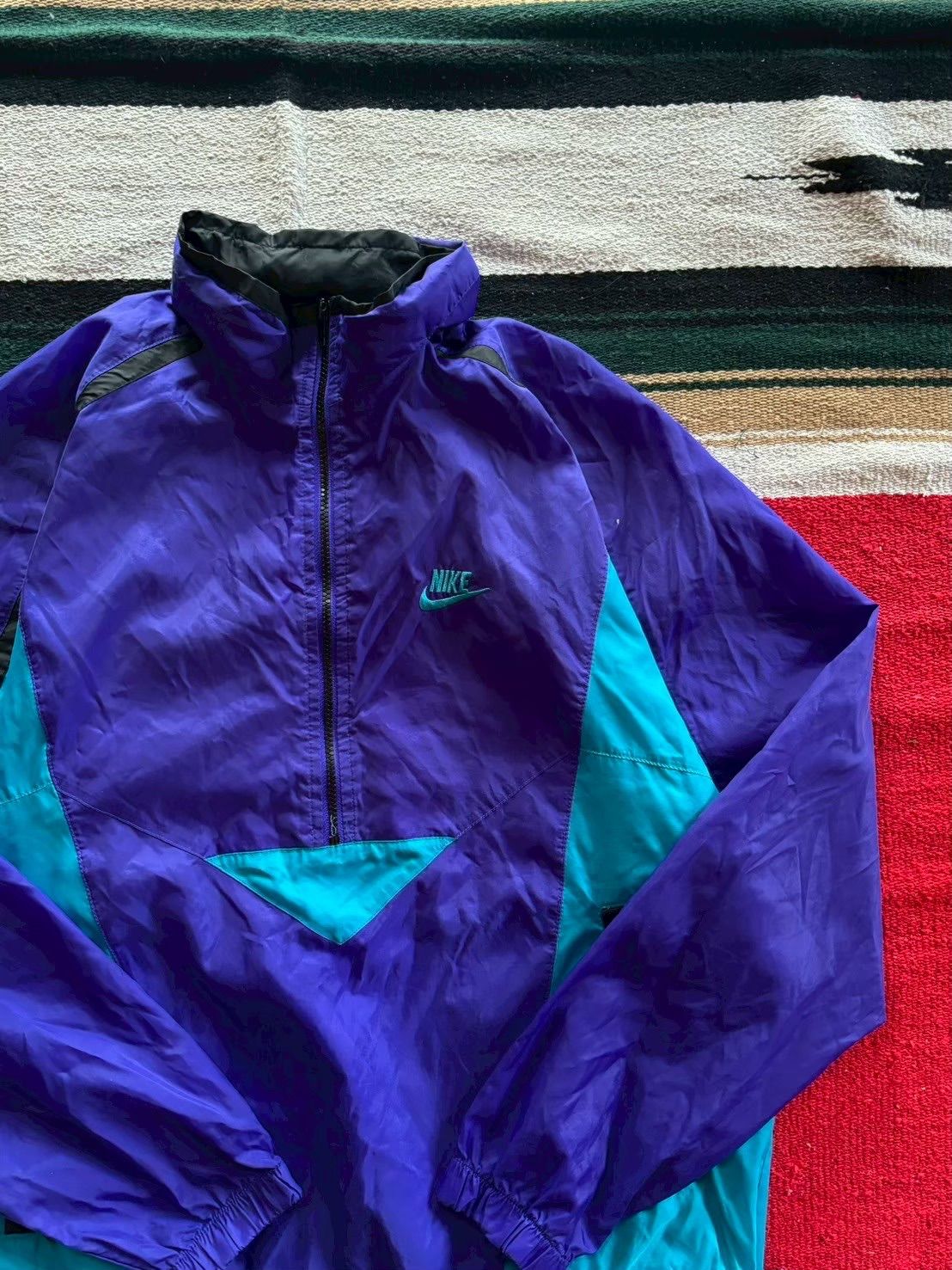 90s 90年代 NIKE ナイキ NYLON PULLOVER JACKET ナイロンジャケット