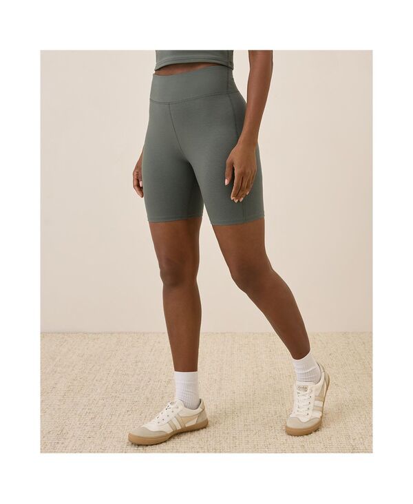 【送料無料】 パクト レディース ハーフパンツ・ショーツ ボトムス Womens Organic Cotton On The GoTo Bike Short Castor grey