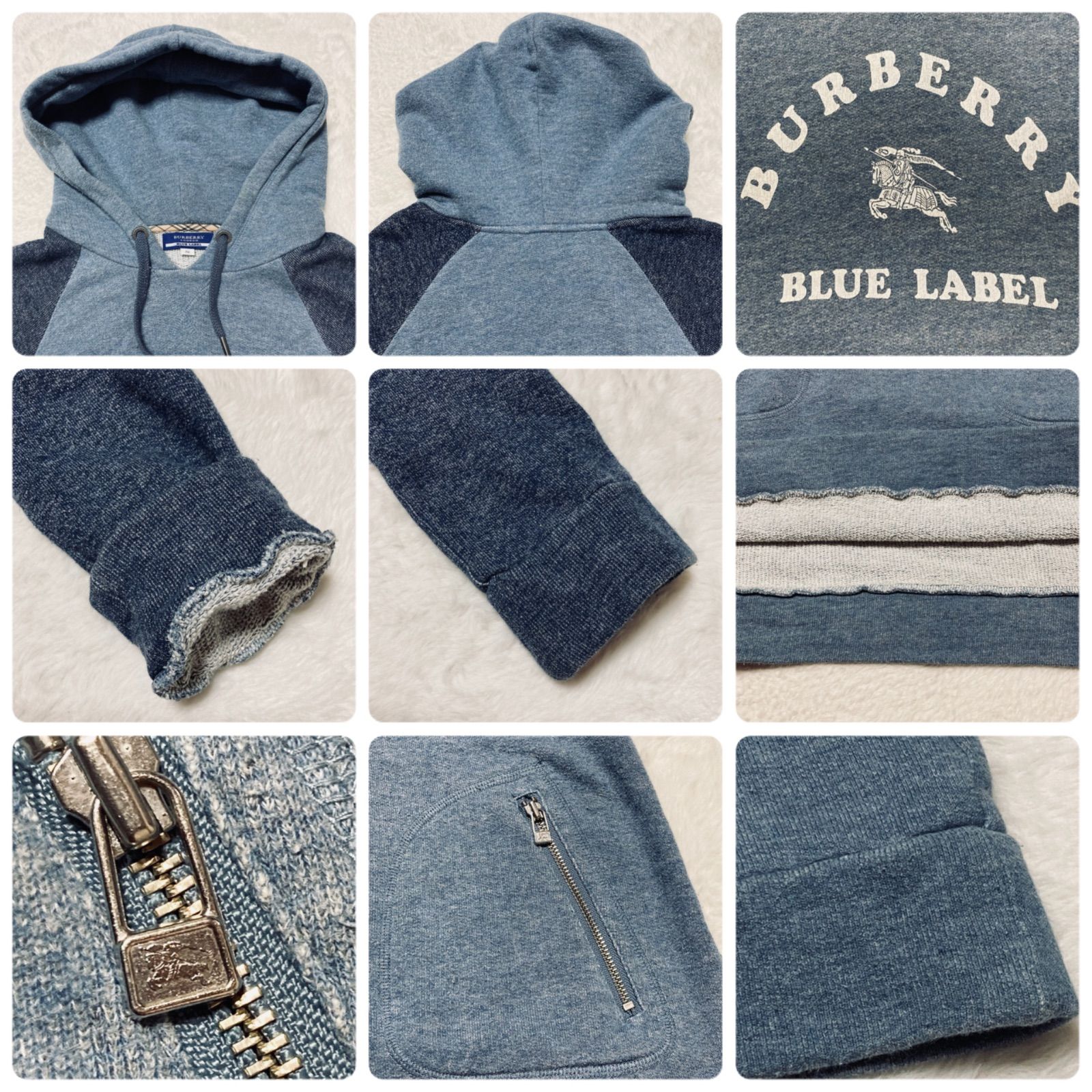 BURBERRY BLUE LABEL バーバリーブルーレーベル パーカーワンピース 