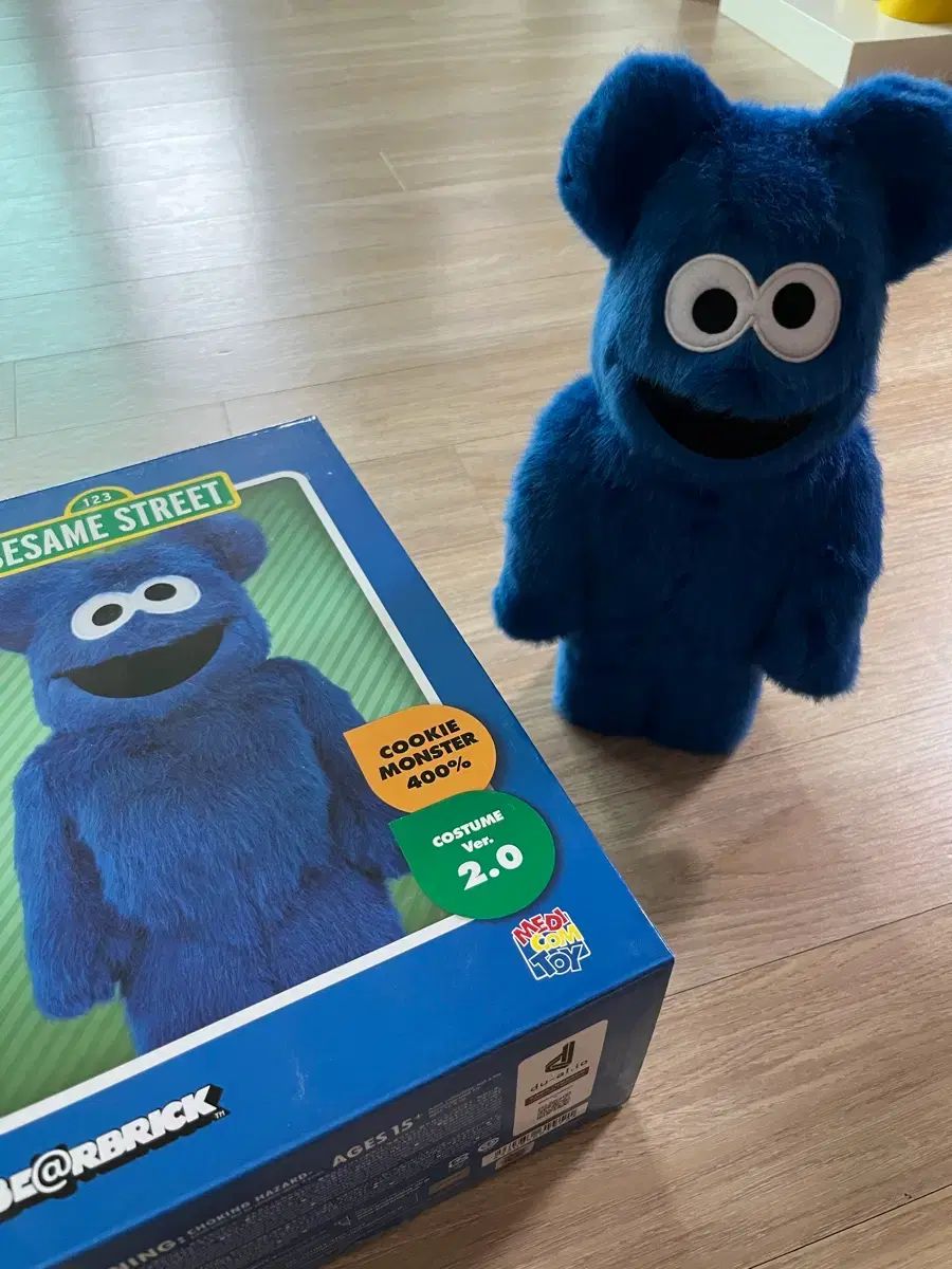 新品 BE@RBRICK COOKIE MONSTER COSTUME Ver.2.0 1000％ SESAME STREET