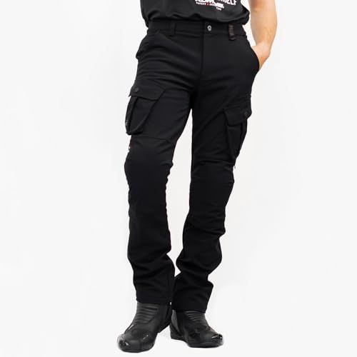新品 コミネ(KOMINE) バイク プロテクトウインドプルーフウォームカーゴパンツ 2XL Black 07-926 PK-926