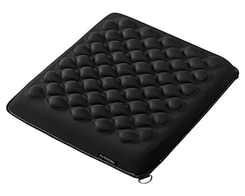 新品 Bauhutte (バウヒュッテ) ゲル&低反発 ずっと座りたいクッション BC-80G-BK
