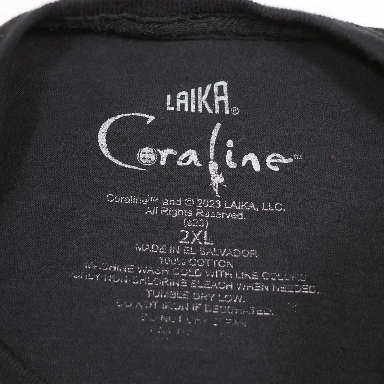 2XL】アニメ 映画 コララインとボタンの魔女 Tシャツ Laika ライカ