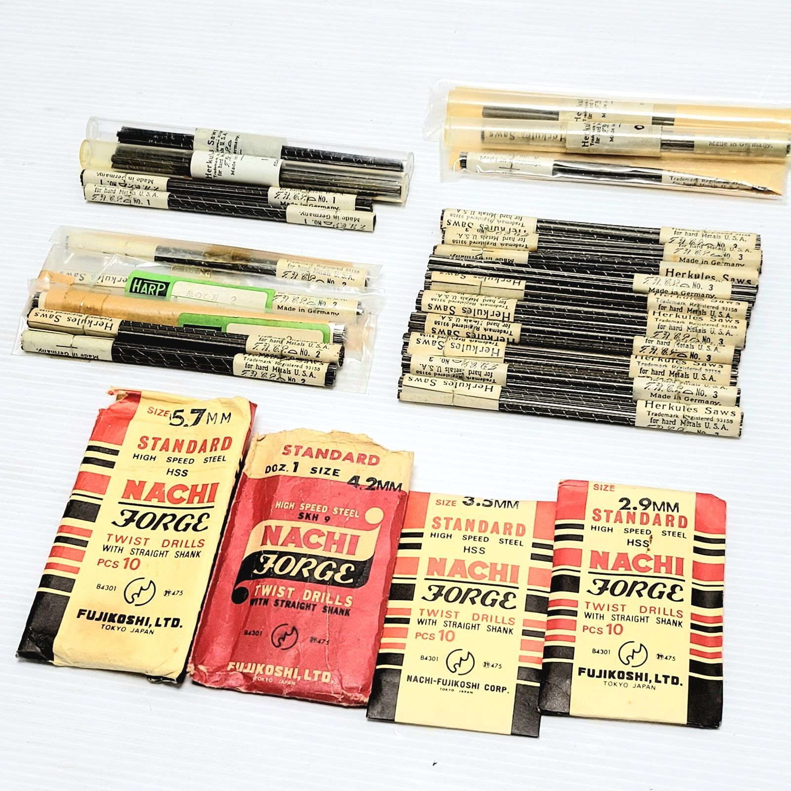 【現状品】Herkules ヘラクレス 糸鋸刃 & NACHIドリル セットB