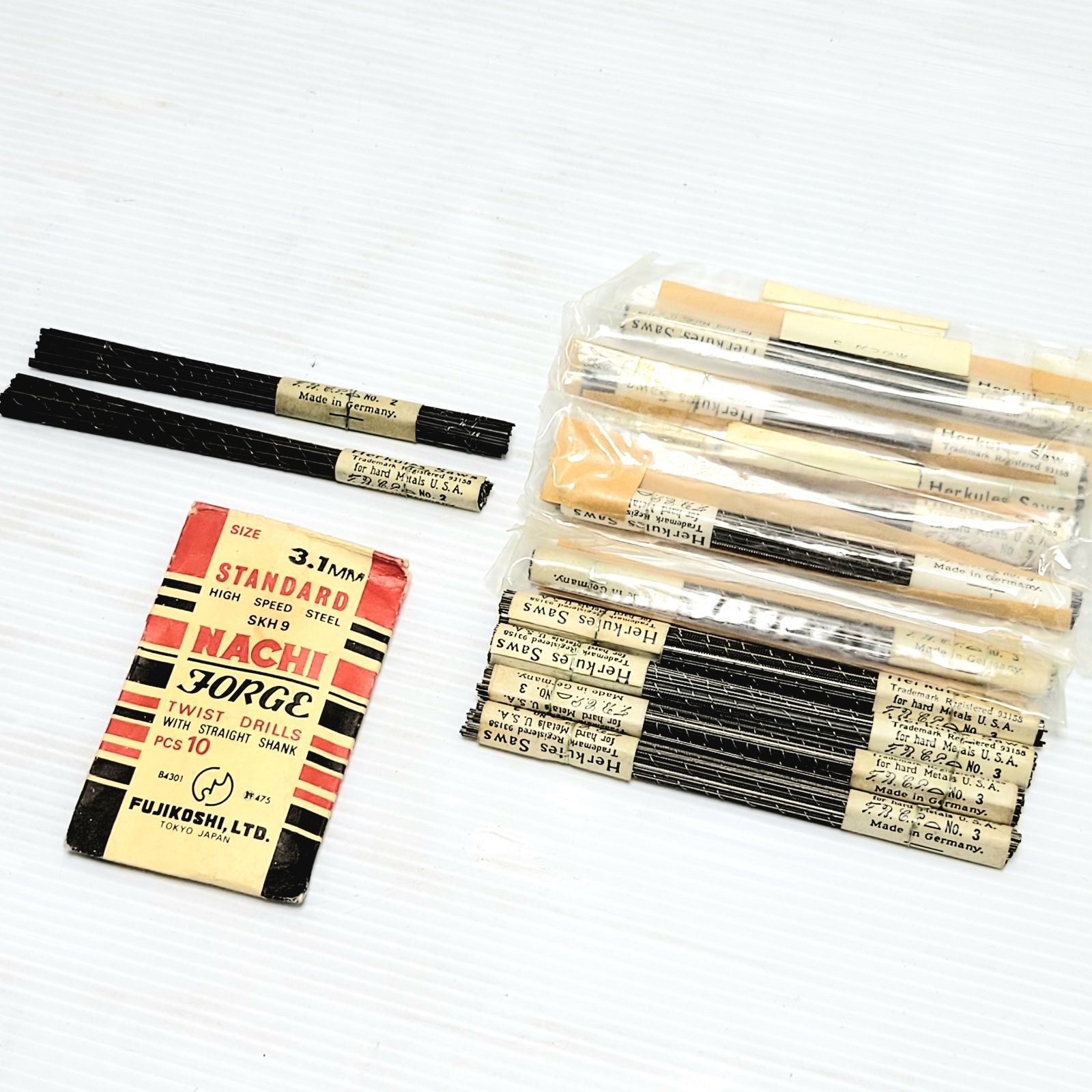 【現状品】Herkules ヘラクレス 糸鋸刃 & NACHIドリル セット D