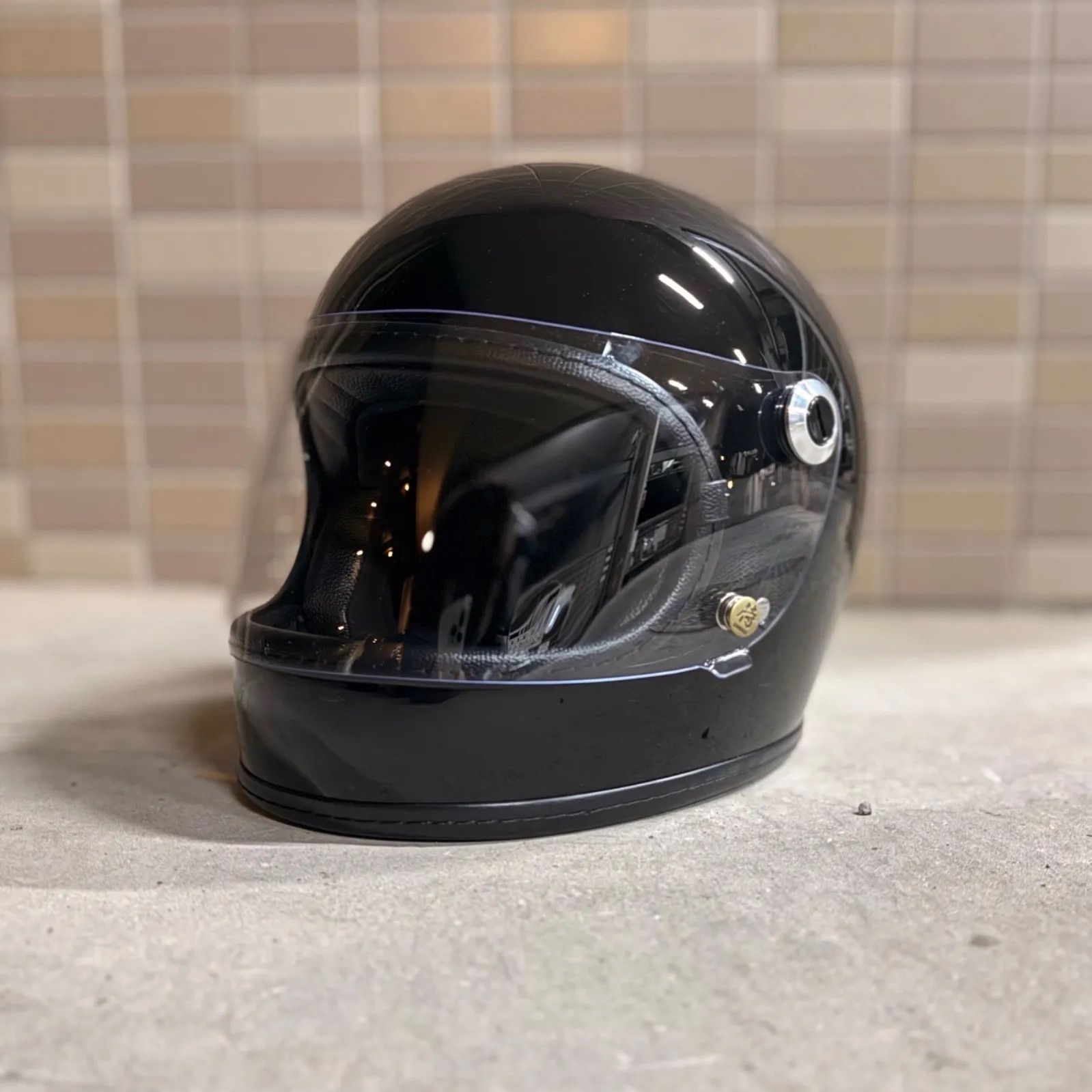 新品未使用】クラシック フルフェイス 族ヘル STAR STR BELL LEAD工業