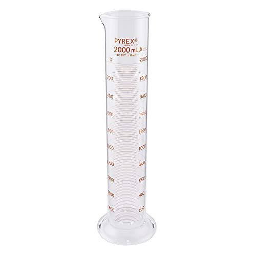 新品 コーニング・PYREX (R) メスシリンダー 3022JIS-2L JIS規格 2000mL