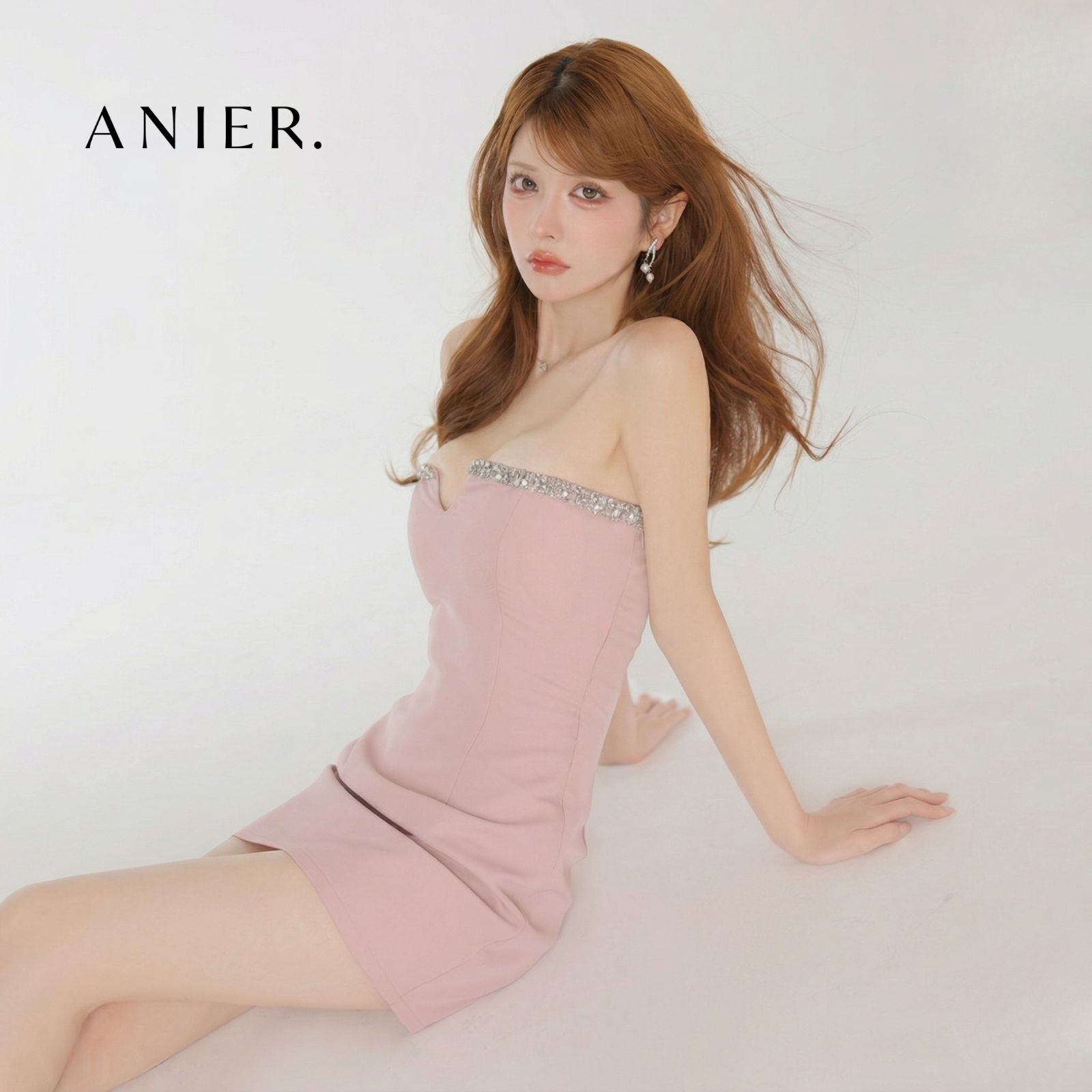 ANIER. / ROBE de FLEURS アニエ ローブドフルール anier4063 キャバ