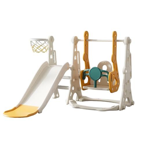 新品 OSJ 滑り台 すべり台 ブランコセット バスケットゴール ブランコ三段階調整可 室内遊具 屋内 家庭用 大型遊具 プレゼント 耐荷重40kg