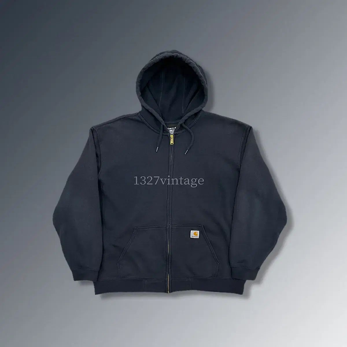 や*る様 Carhartt フード付き黒ジャケット Carhartt カーハート 黒いフード付きジップアップジャケット 5⁄10限定