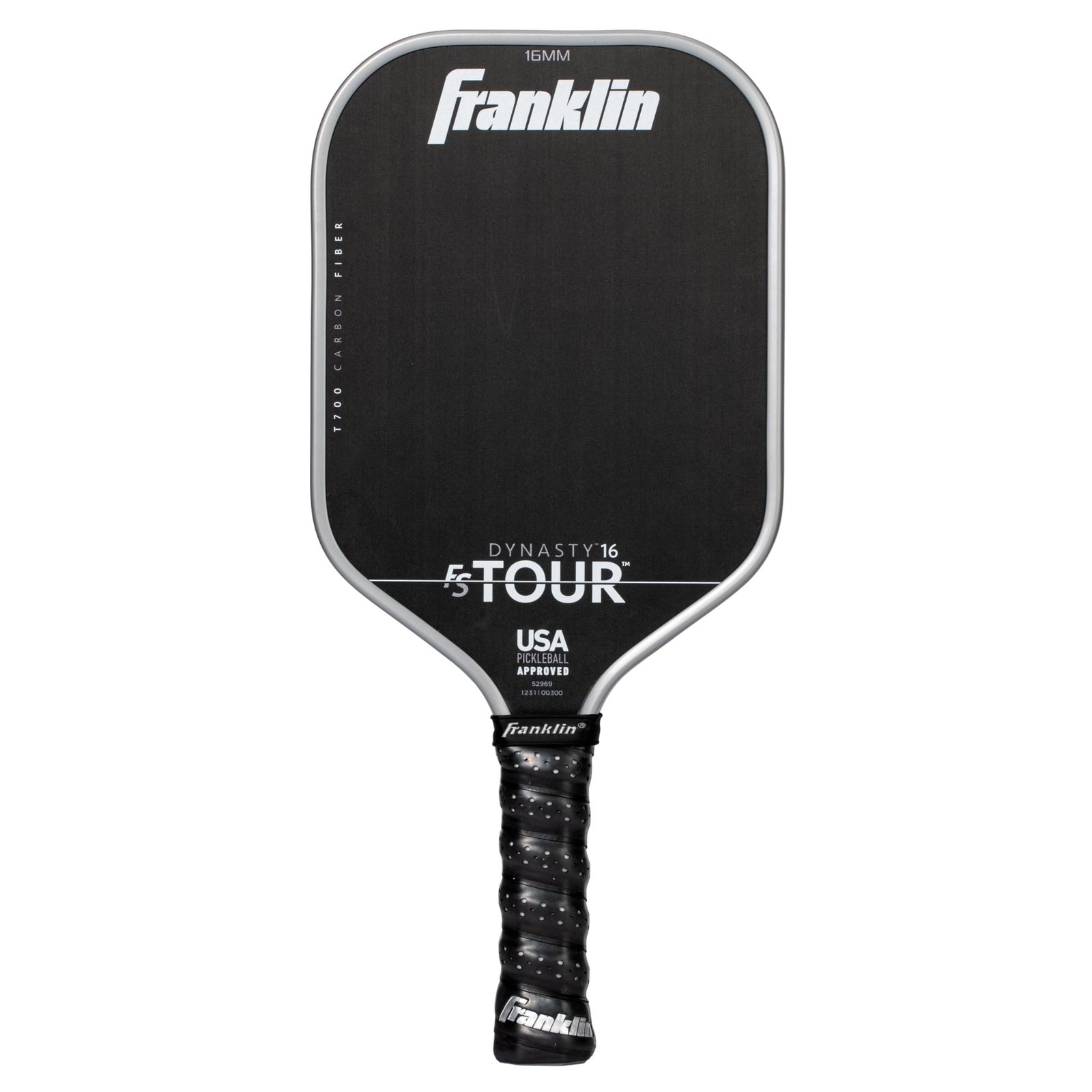 新品 Franklin Sport Pro ピックルボールパドル - FSツアーシリーズ カーボンファイバーピックルボールパドル - 公式USAピックルボール(USAPA)承認パドル - Dynasty Pro Playerパドル - 16mmポリマーコア -