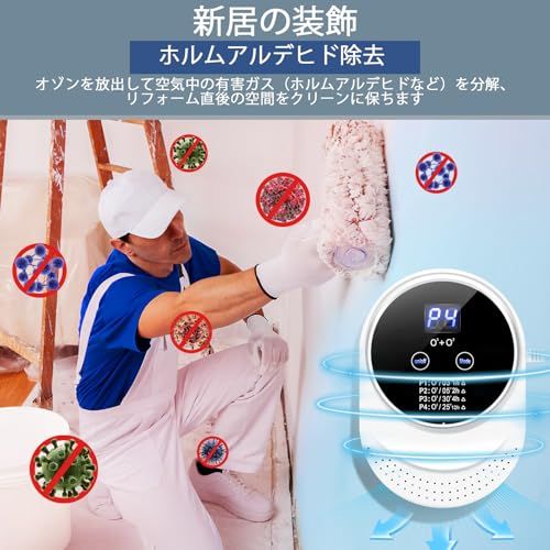 オゾン発生器 【PSE認証済】300mg/h オゾン脱臭機 家庭用 空気 オゾン発生器 【PSE認証済】300mg/h オゾン脱臭機 家庭用 空気