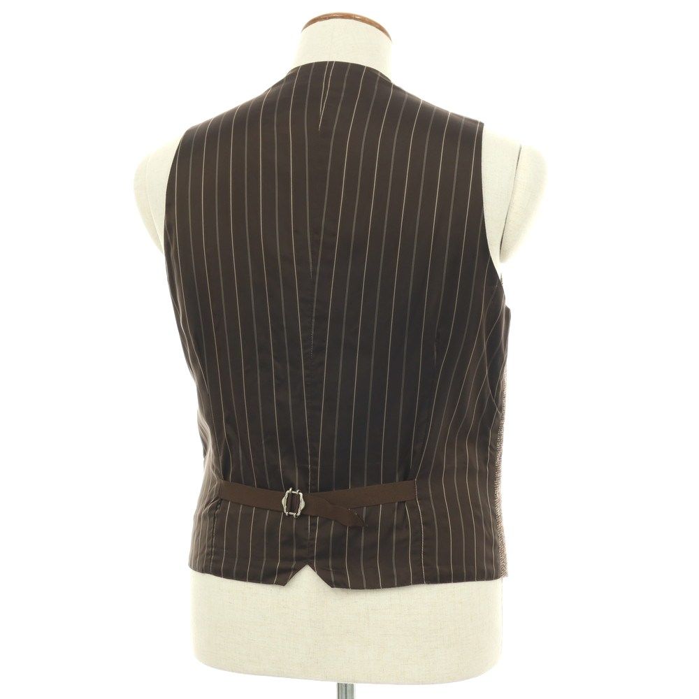 タリアトーレ TAGLIATORE ジレ ブラウンSize48 タリアトーレ 