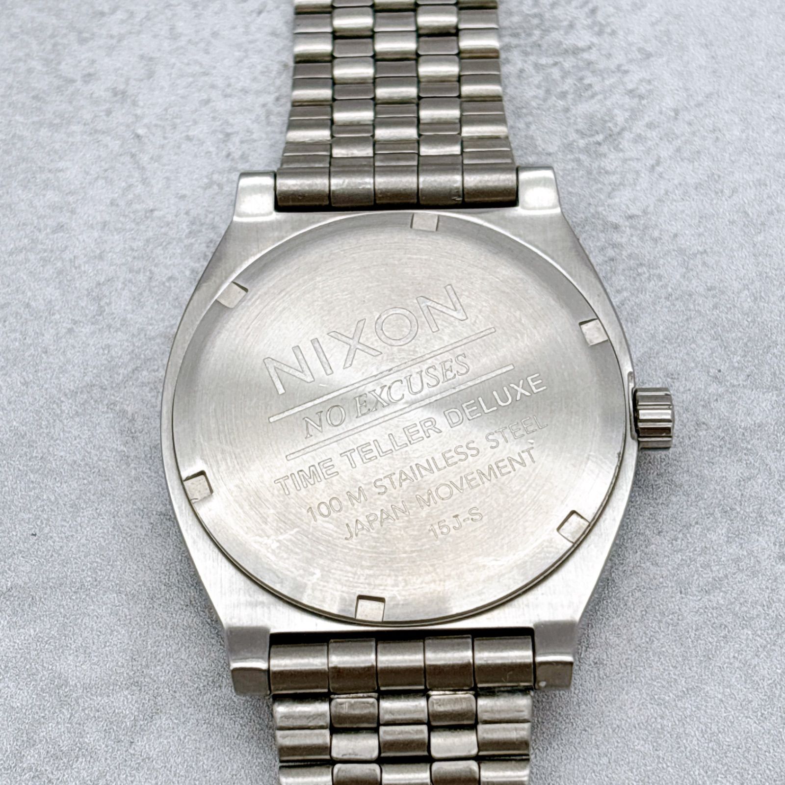 NIXON ニクソン 15J-S メンズ腕時計 デイデイト クォーツ 新品電池交換 