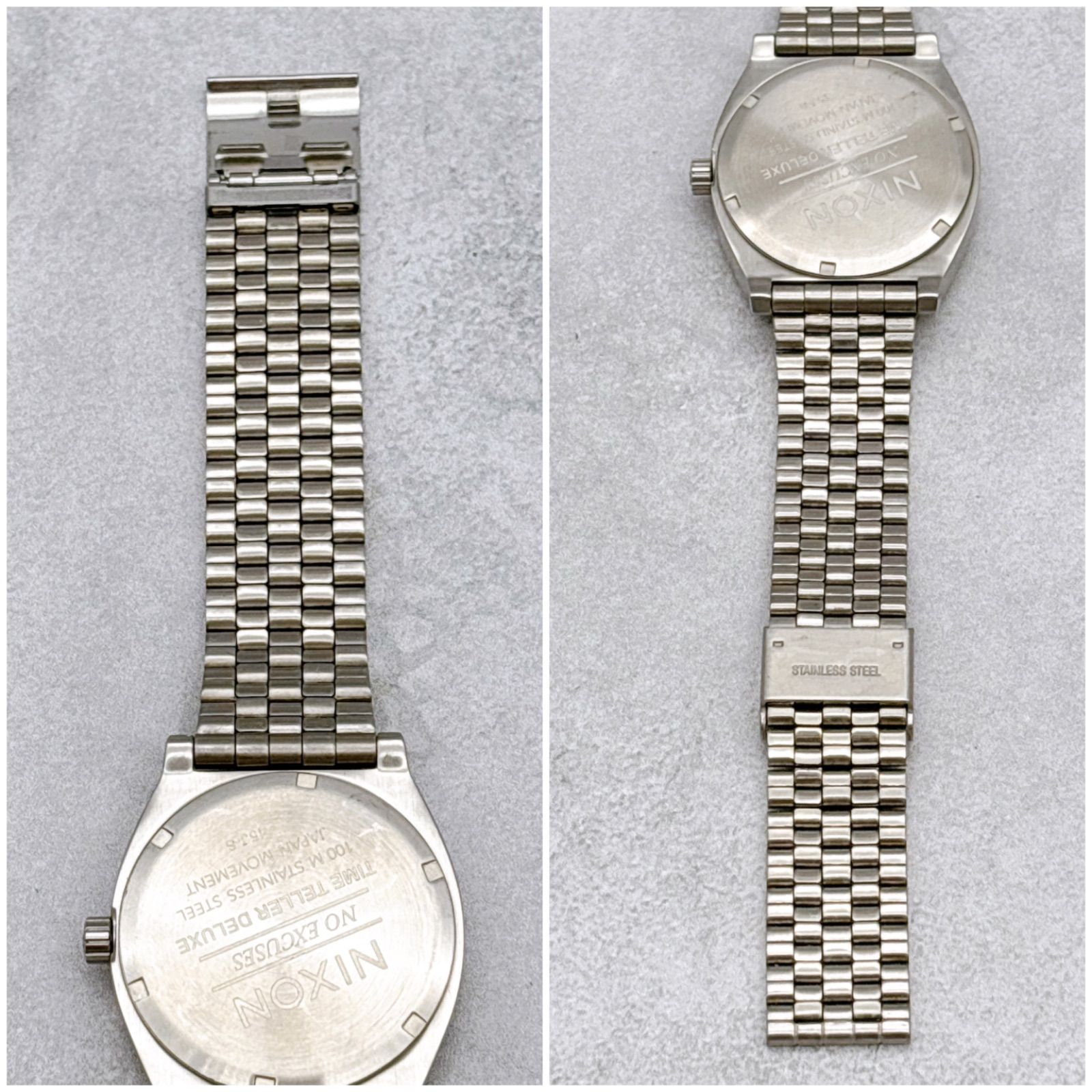 NIXON ニクソン 15J-S メンズ腕時計 デイデイト クォーツ 新品電池交換 