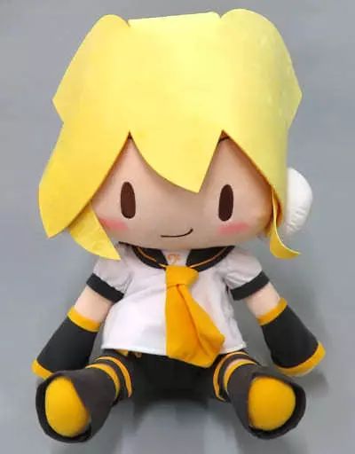 中古】ぬいぐるみ 鏡音レン ふわぷち どでかジャンボぬいぐるみ