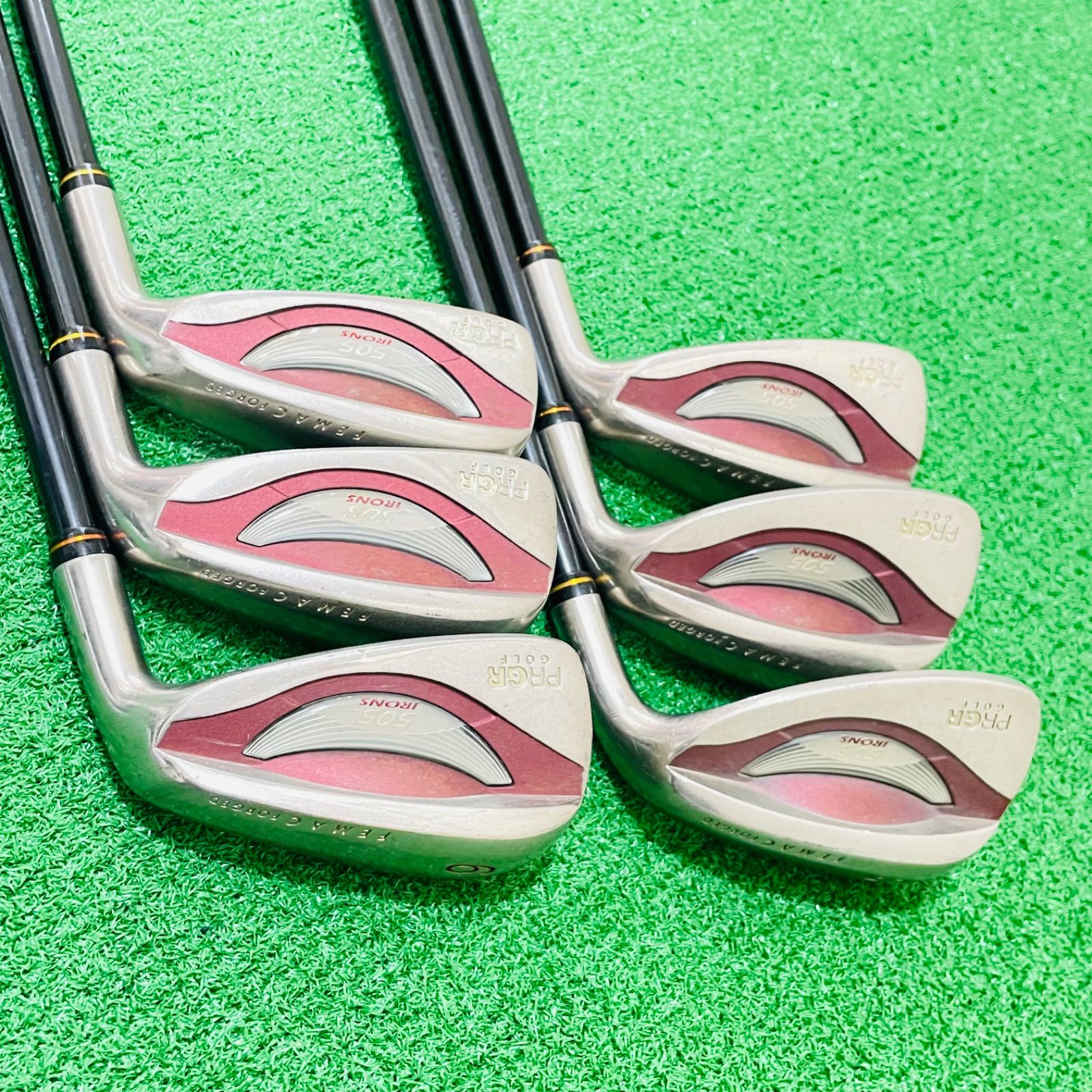 9816 PRGR 505 レディース アイアン6本セット プロギア 女性用 右利き 