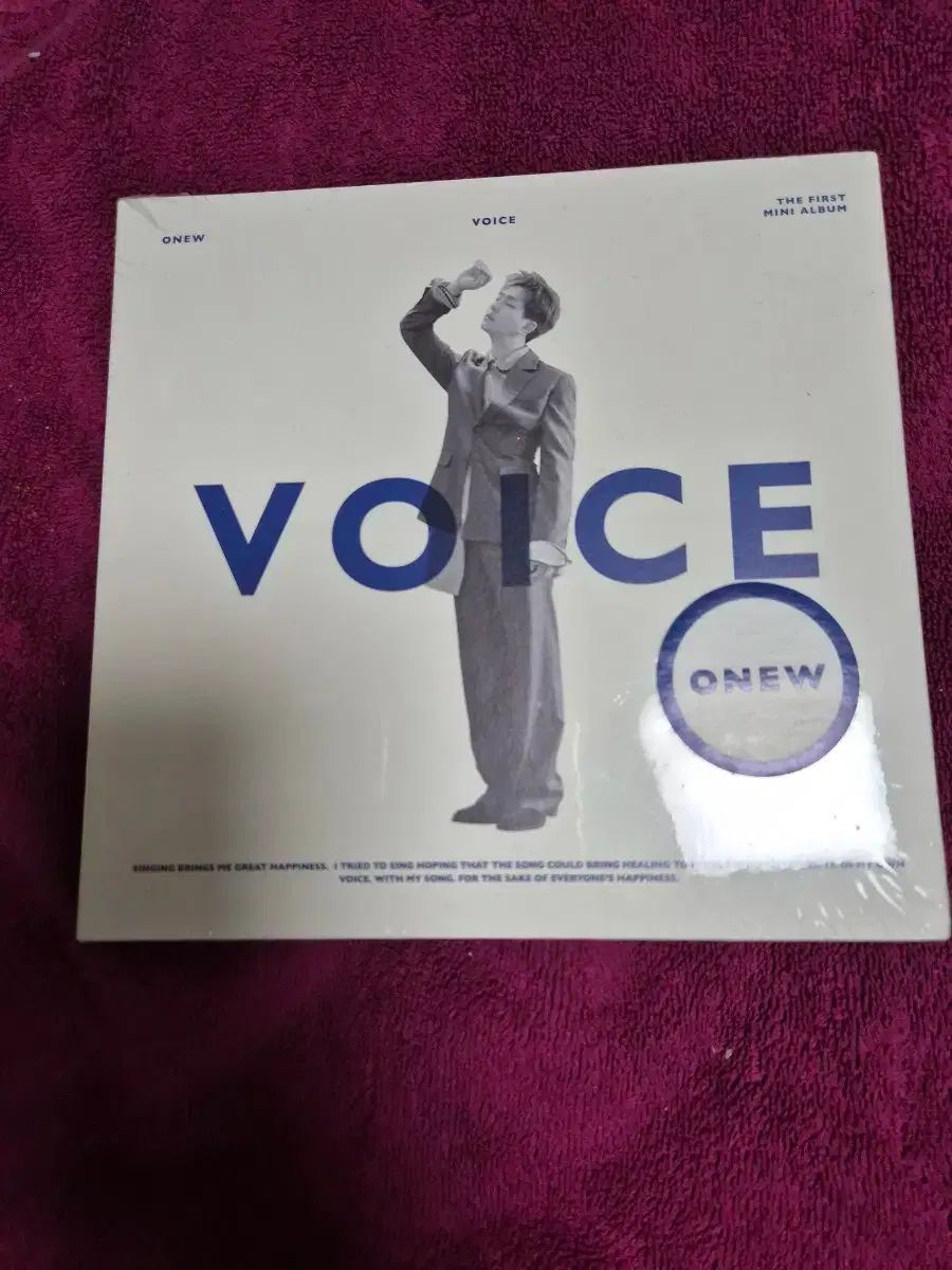 オンユ(ONEW) ボイス 開封 SHINee オニュ ONEW VOICE アルバム トレカ