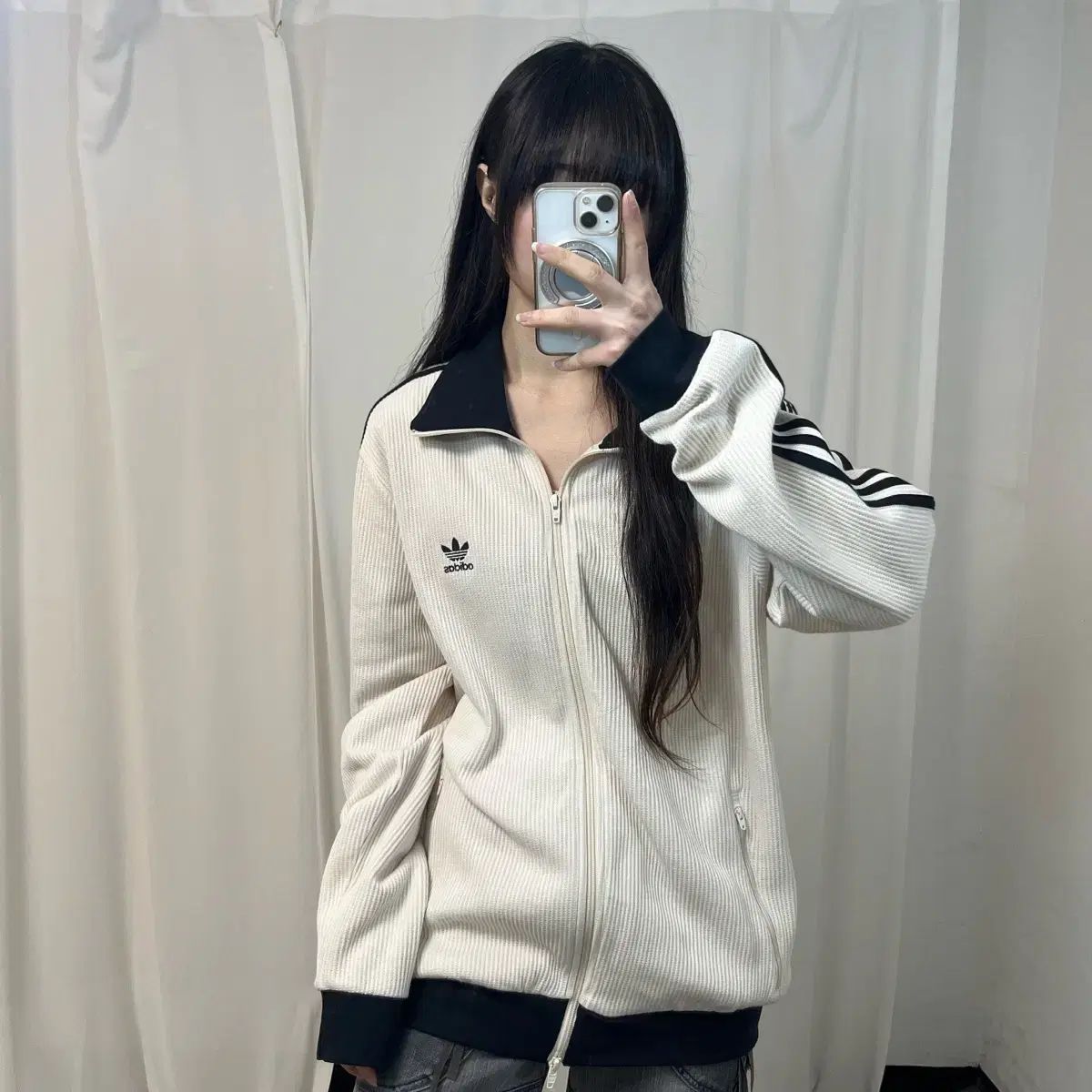 新作，定番】 アディダス BECKENBAUER 白 ワッフル ジャージ