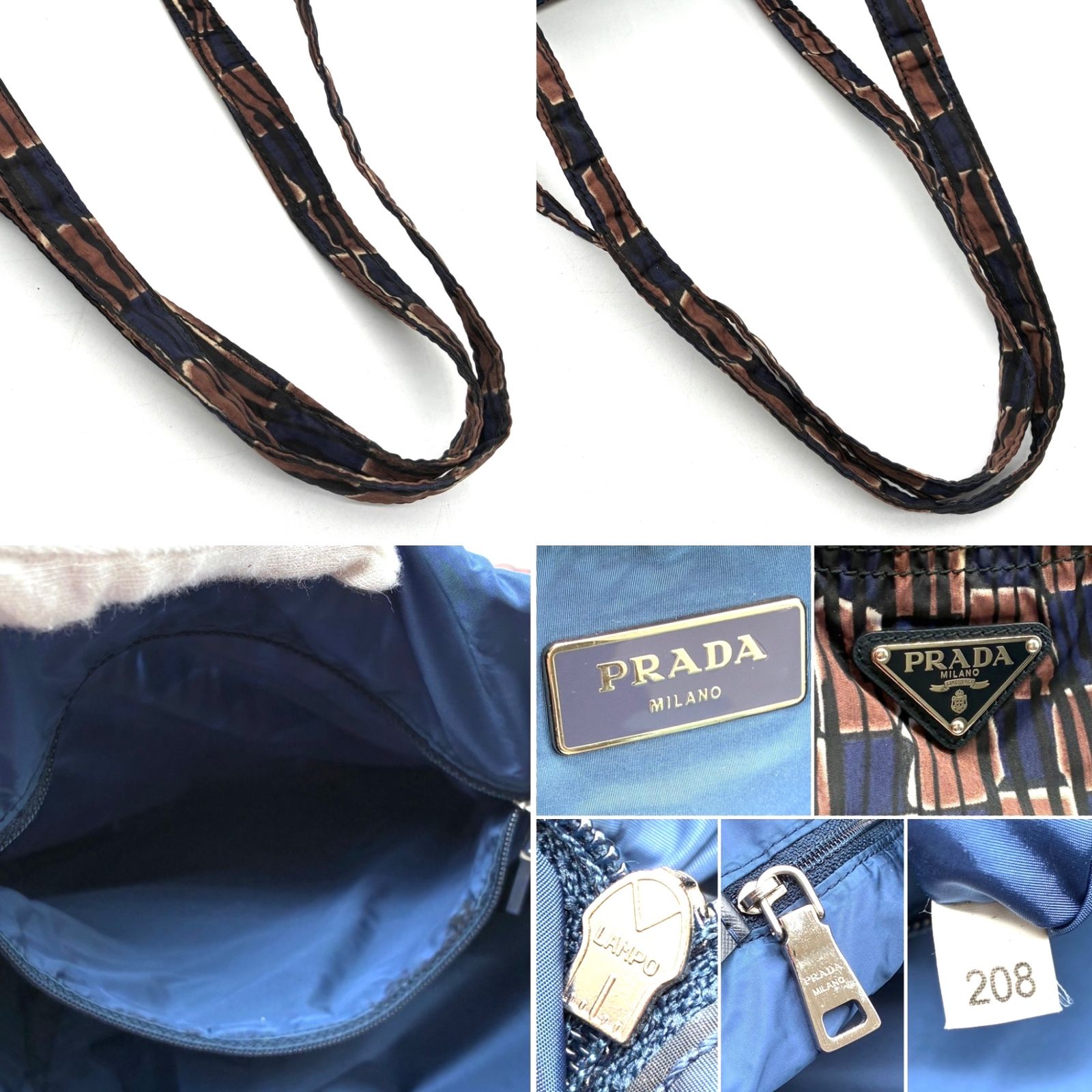 極美品 PRADA プラダ エコバッグ トートバッグ テスート ナイロン