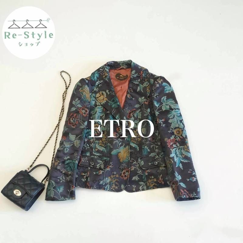 レディース 【未使用/大きいサイズ】エトロ ETRO☆花柄 総柄 