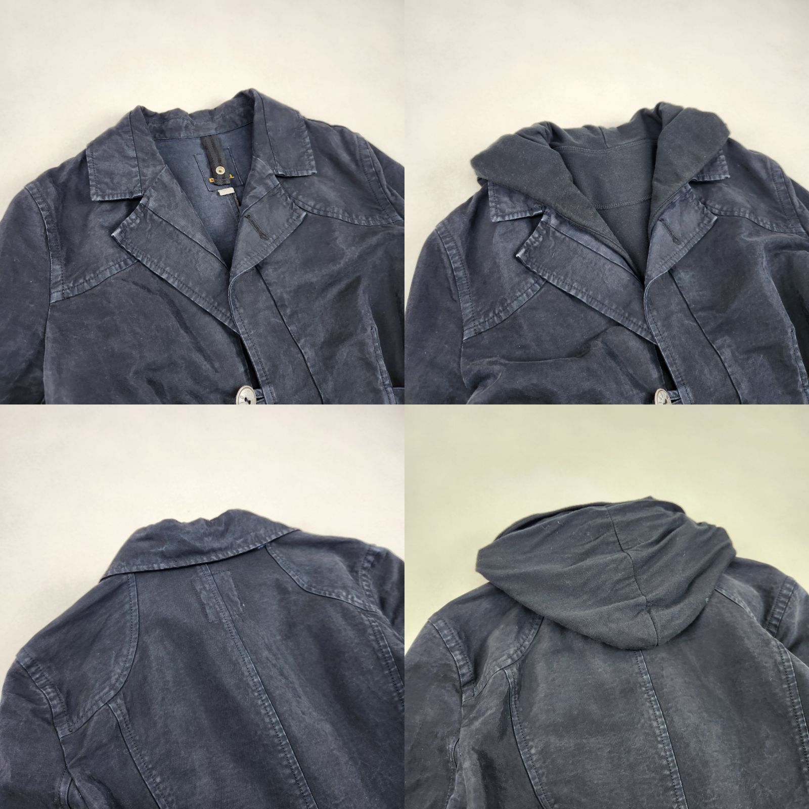 DIESEL ジャンパー ブルゾン archive y2k 00s gimmick jacket 重ね着風