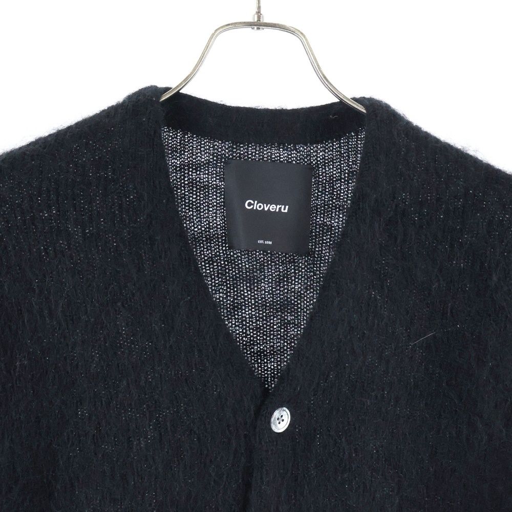 CLOVERU (クローバル) Simple Wool Mohair Cardigan l Mohair Cardigan