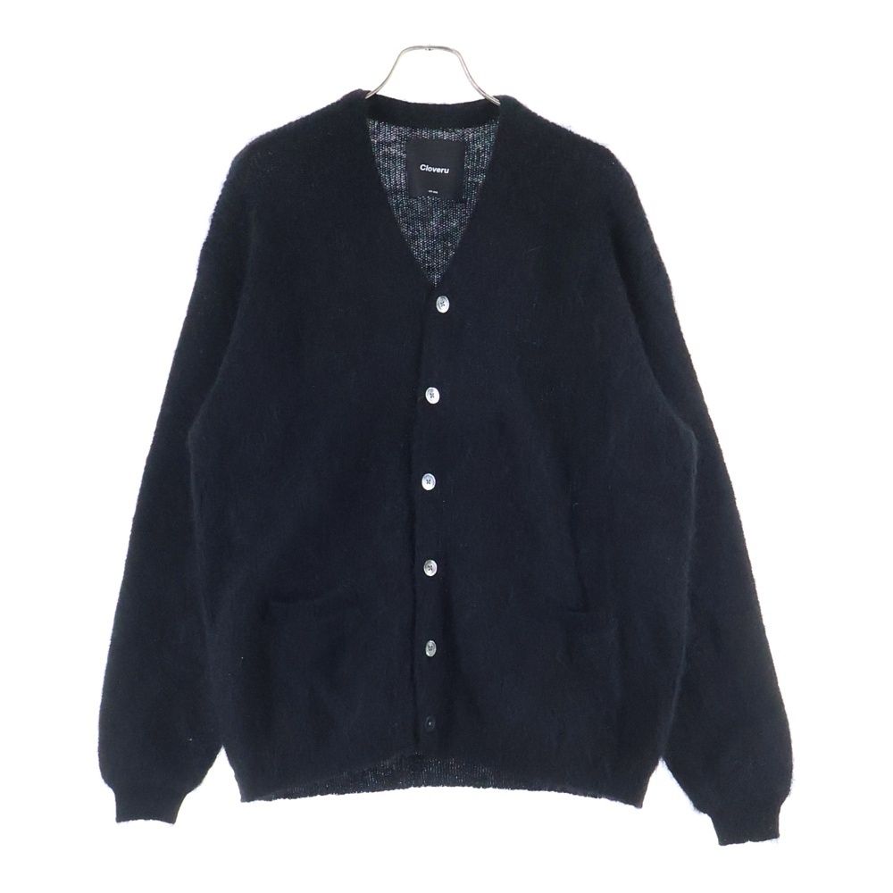 CLOVERU (クローバル) Simple Wool Mohair Cardigan l Mohair Cardigan