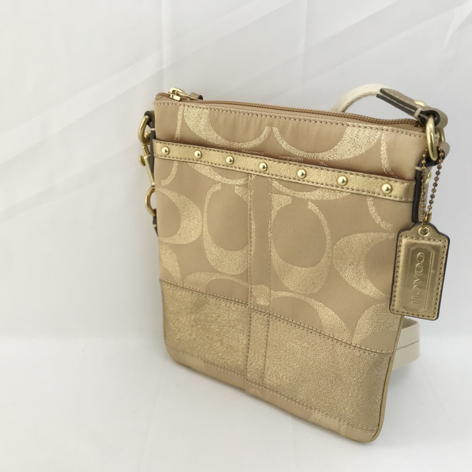 COACH コーチ シグネチャー 42020 ポシェット ショルダーバッグ 