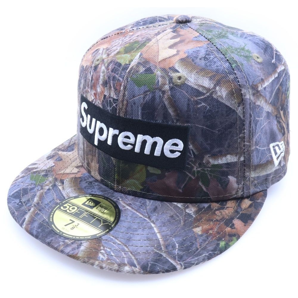 ブランド別 7 3/8 Supreme Championship Box Logo New Era TrueTimber