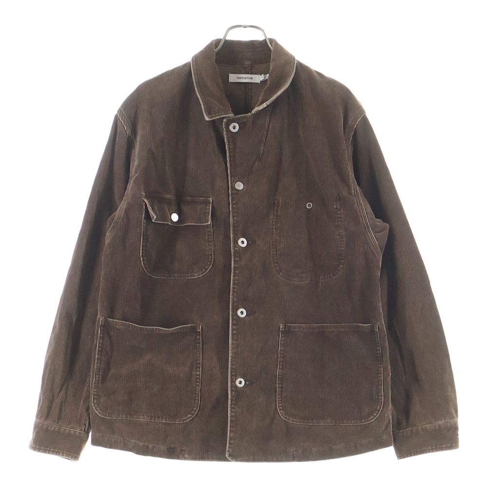 nonnative ノンネイティブ RANCHER JACKET ランチャー コーデュロイ 総柄裏地 ボタンアップ シャツジャケット ブラウン NN-J4110 nonnative (ノンネイティブ) RANCHER JACKET ランチャー コーデュロイ