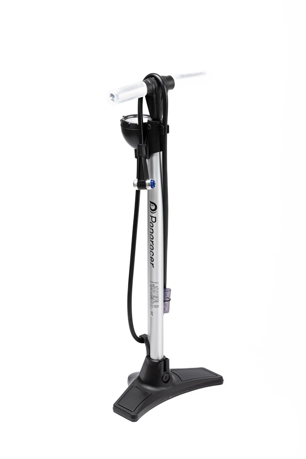 新品 パナレーサー(Panaracer) 自転車 空気入れ【全バルブ対応】ゲージ付き 高圧対応 アルミ製 シルバー BFP-02AGEZ2-S