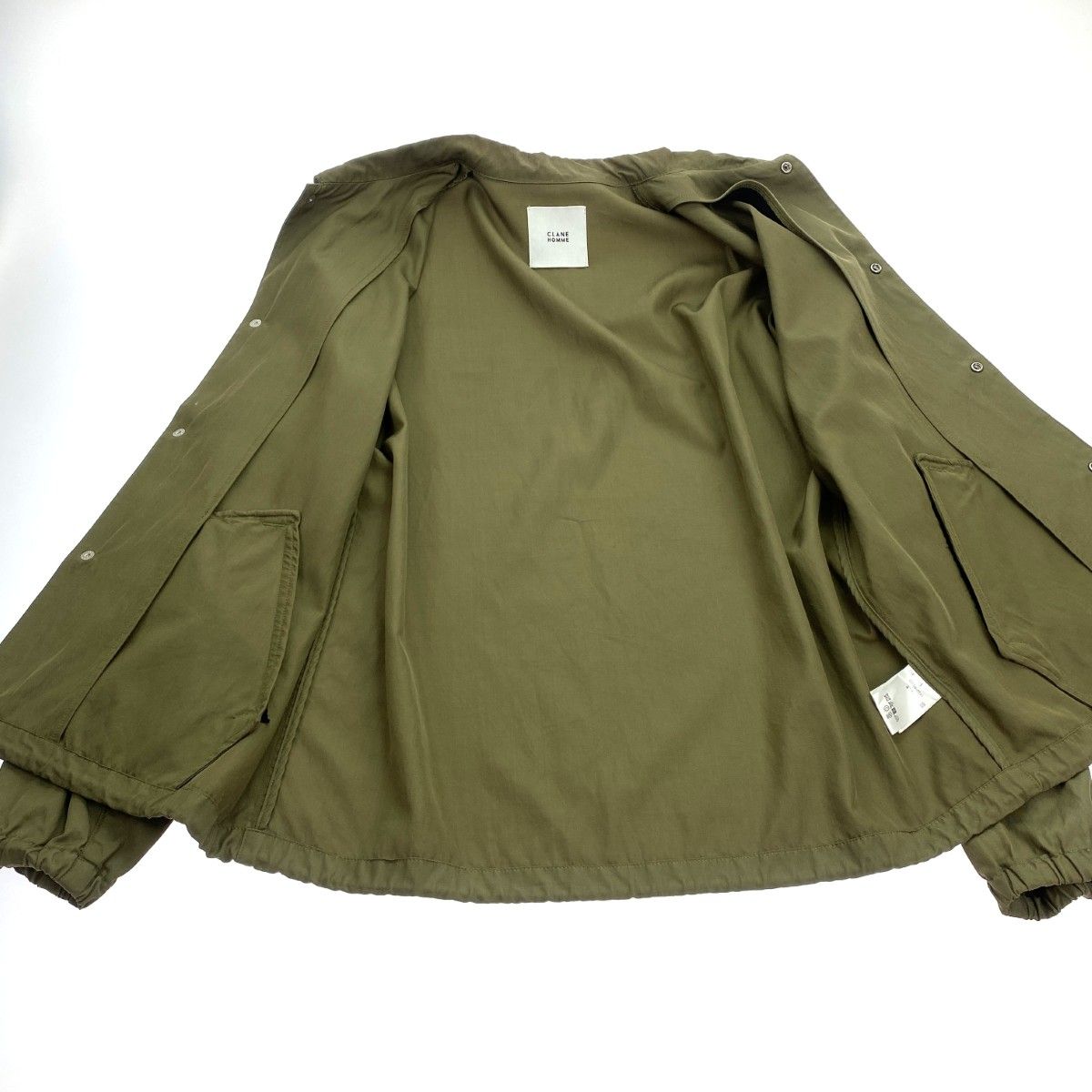 CLANE HOMME クラネオム コーチジャケット 23104-0541 オリーブ S 
