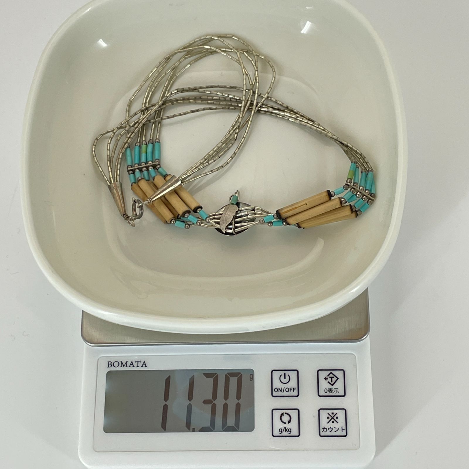 ナバホ族 シルバー ターコイズ ペンダント/24-2803M - メルカリ