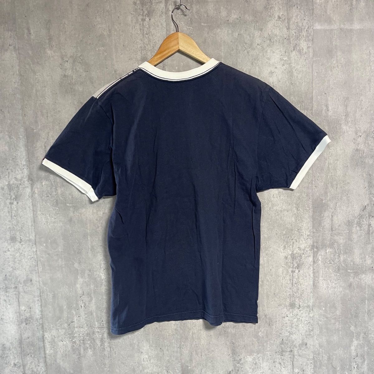 希少】00s クイックシルバー Tシャツ M 紺 リンガー QUIKSILVER 00年代 