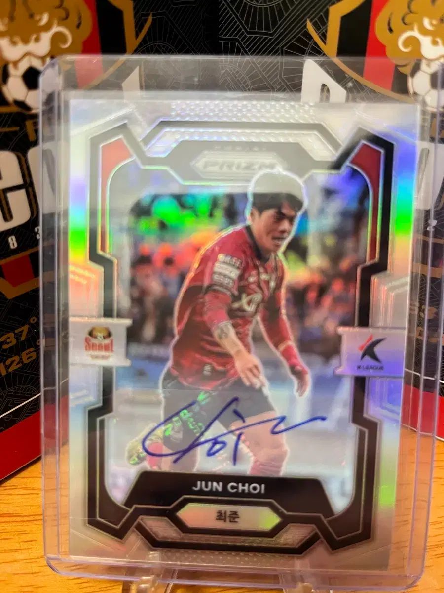 K リーグ Panini パニーニ プリズム fc SEOUL（ソウル） チェ・ジュン シルバーオート 販売