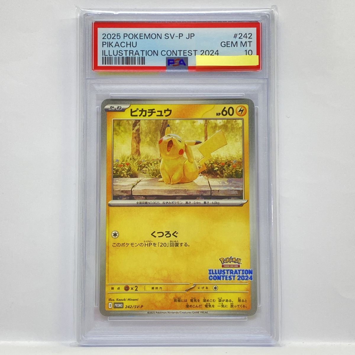 PSA10】ポケモンカード ピカチュウ 242/SV-P イラストレーション 