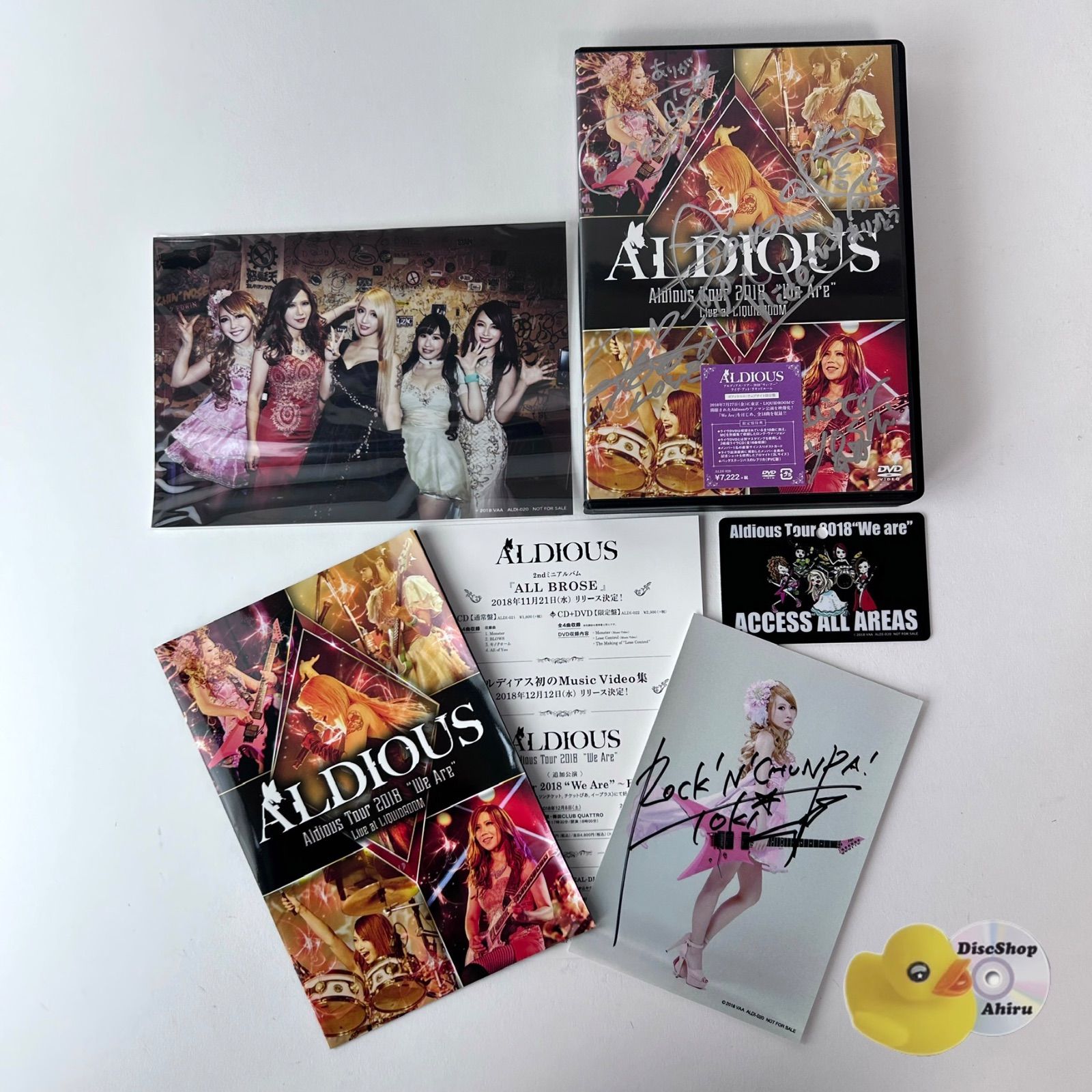 直筆サイン入り] ALDIOUS（アルディアス）Aldious Tour 2018“We Are