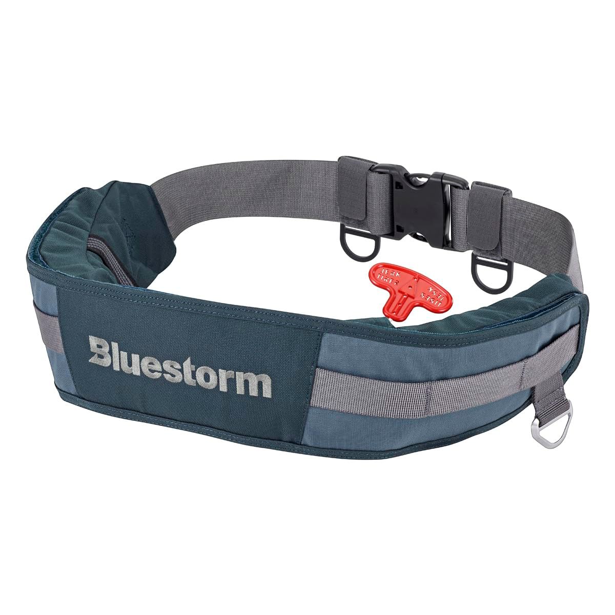 新品 ブルーストーム(Bluestorm) Re:ティバノウエスト2.0 オフショアブルー BSJ-3710RS 型式承認品 ウエスト ライフジャケット 救命胴衣 自動膨脹 ジギング ベルトループ 上開き