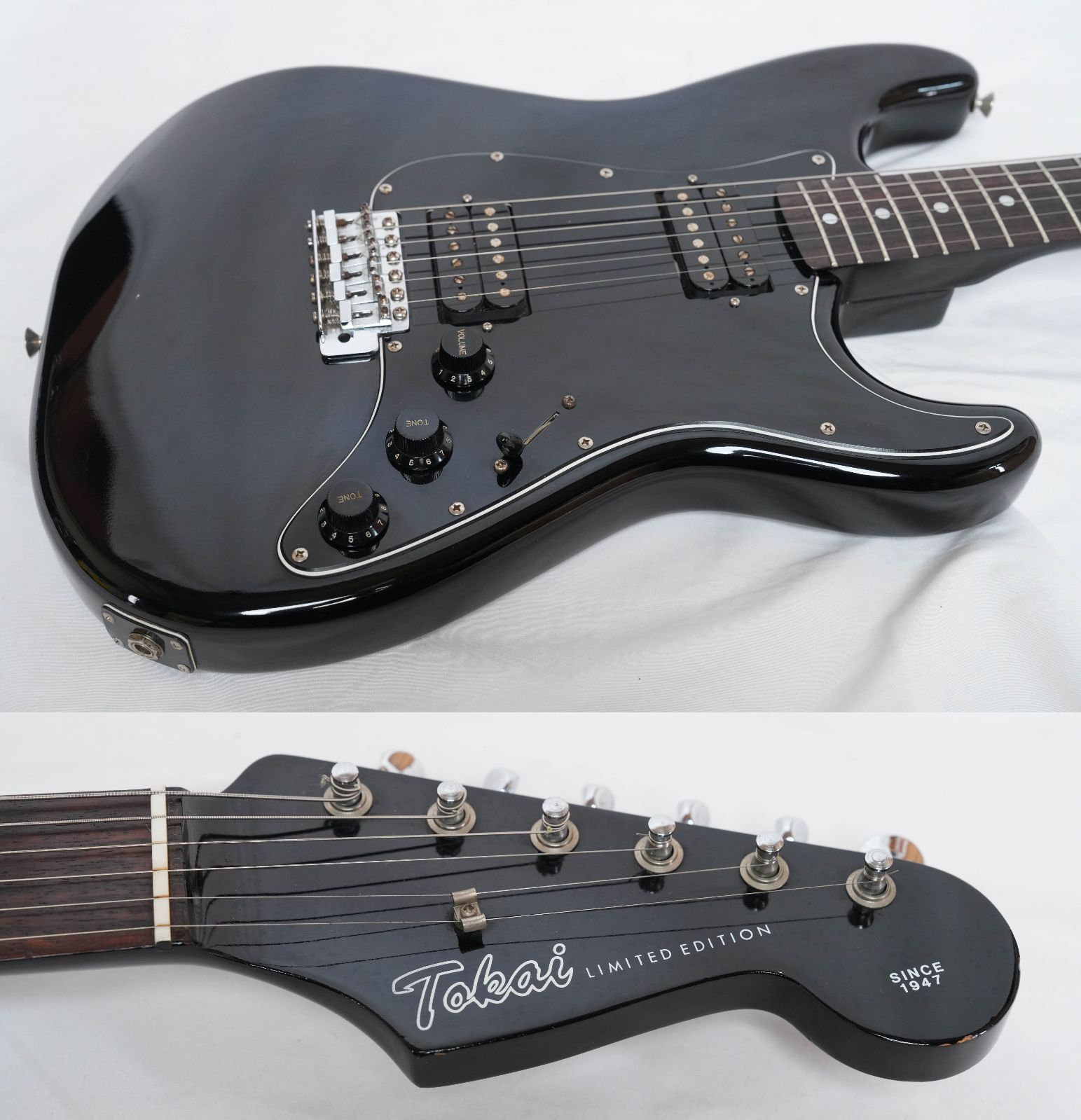 TOKAI LIMITED EDITION ストラトタイプ TST-36H ☆TOKAI☆TST-36H BLACK LIMITED EDITION ストラトキャスター 80年代