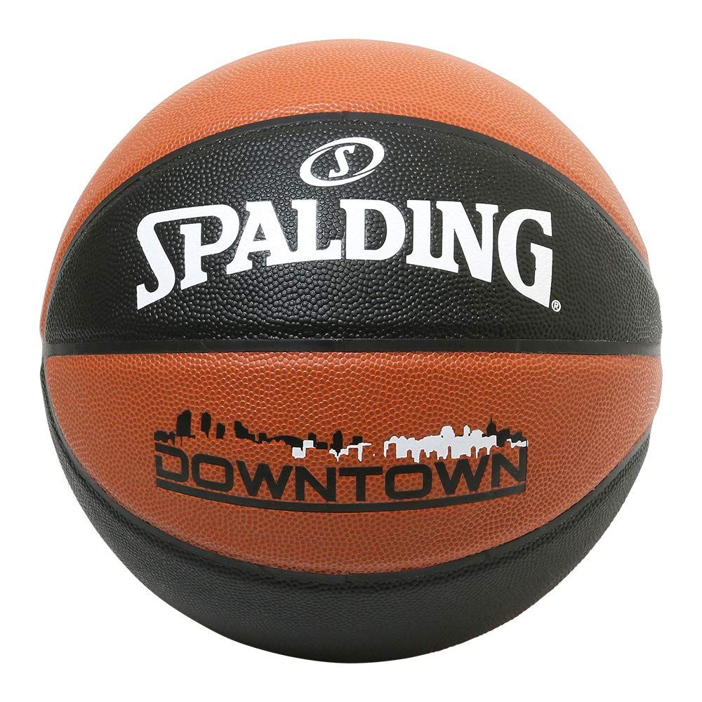 新品 SPALDING(スポルディング) バスケットボール ダウンタウン 76-714J ブラック/ブラウン 5号球 バスケ バスケット 4,439円
