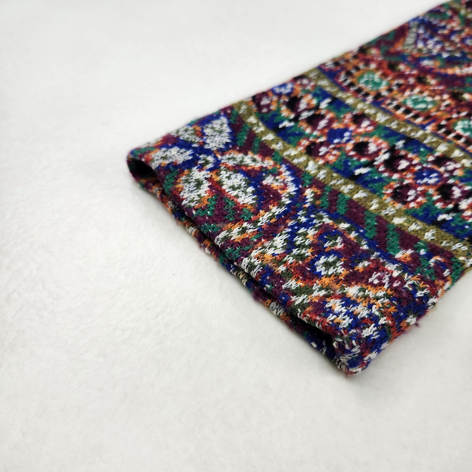美品 MISSONI ロングコート ニット 総柄 オレンジタグ マルチ 美品 MISSONI ロングコート ニット 総柄 オレンジタグ マルチ