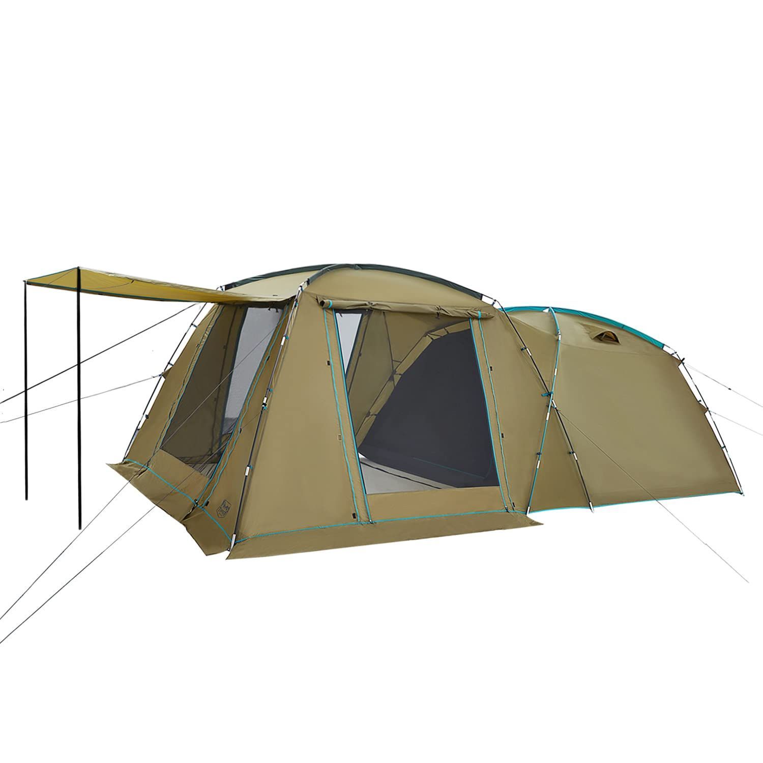 新商品 RIDGE 2ルームドームテント TIMBER 5人用 大型ファミリーテント 