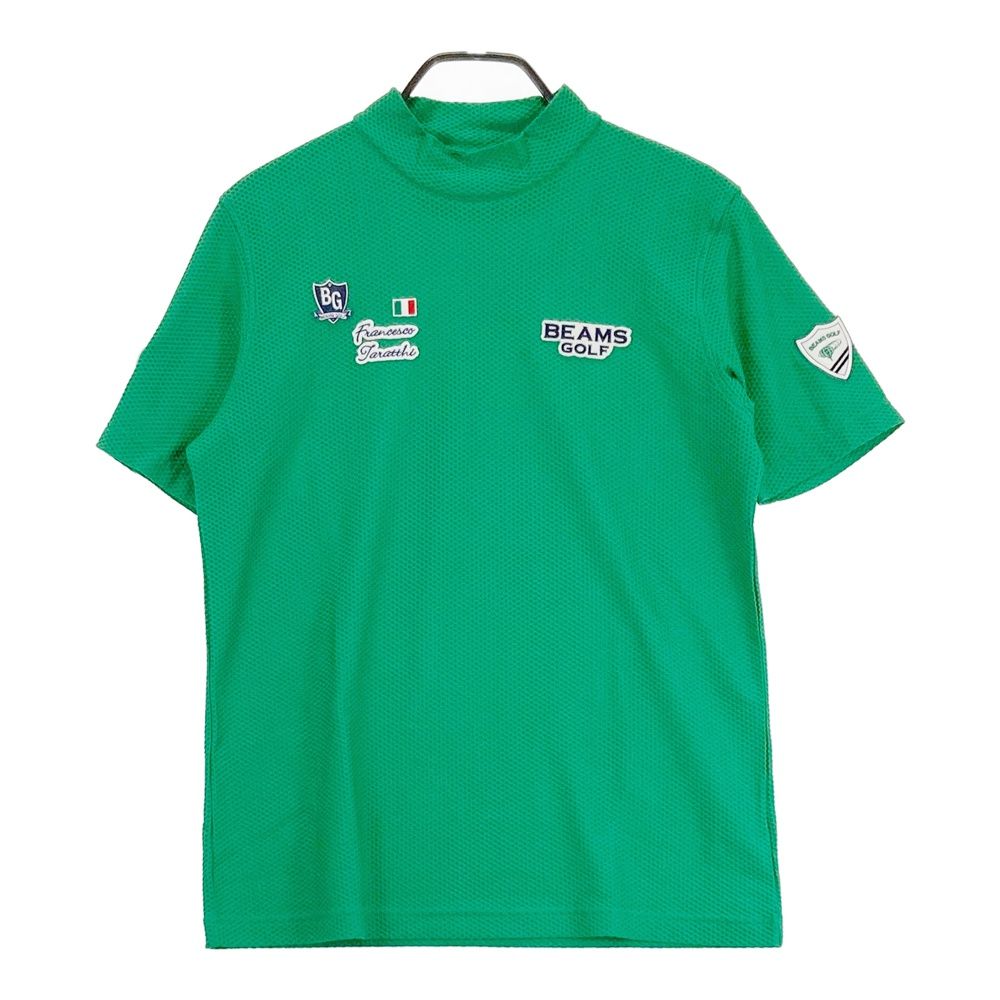 美品BeamsGolf メンズ 半袖 モックタートルネック シャツ BEAMS GOLF