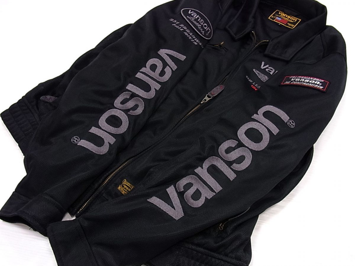 美品☆VANSON バンソン メッシュスウィングトップジャケット