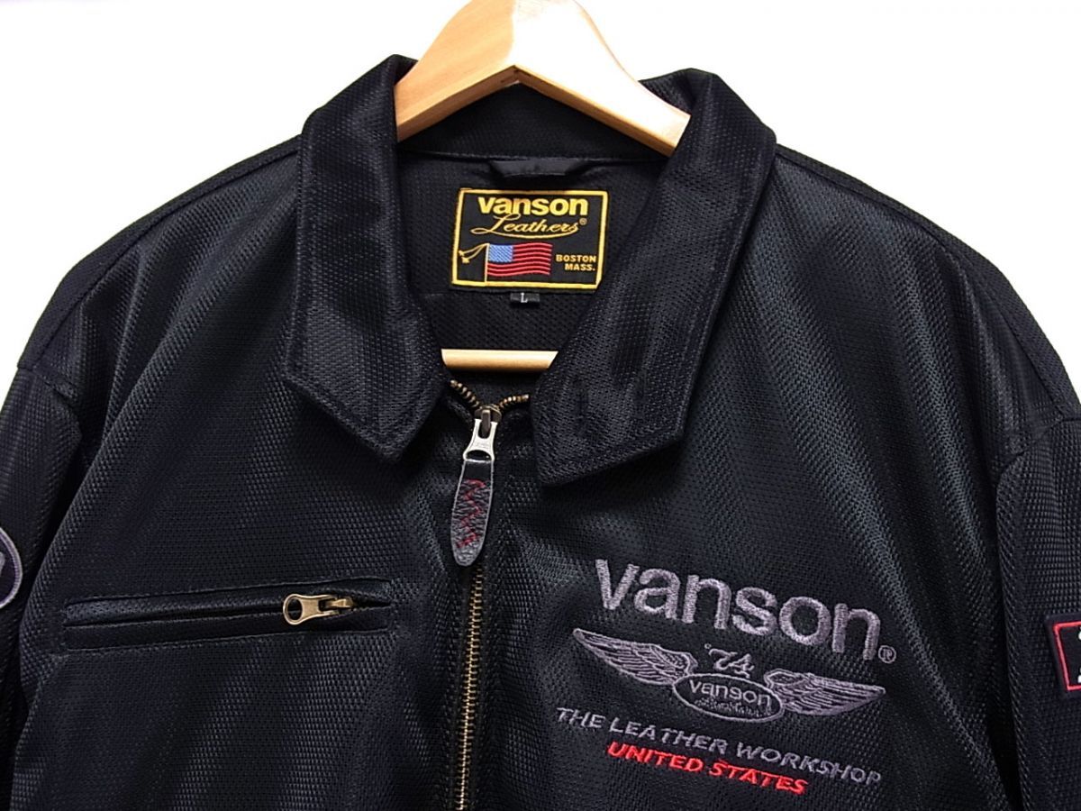 クーポン配布中】美品☆VANSON バンソン メッシュスウィングトップ