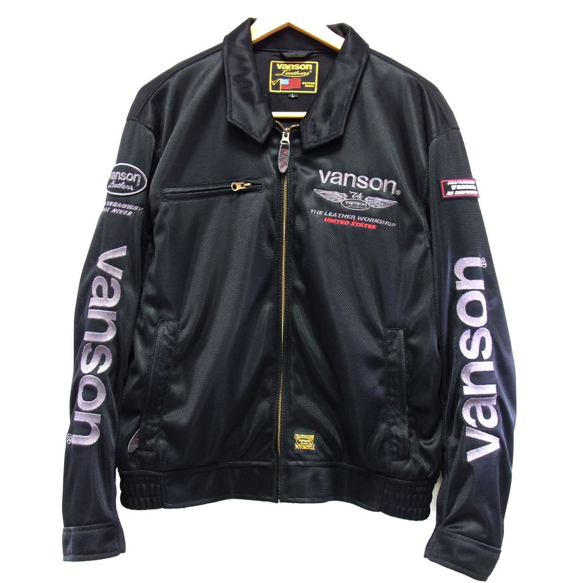 クーポン配布中】美品☆VANSON バンソン メッシュスウィングトップ