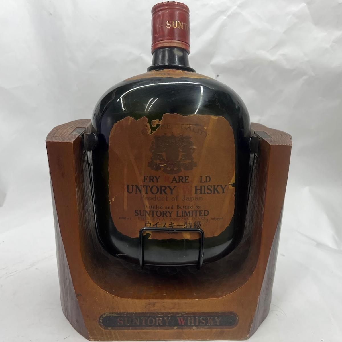サントリー/SUNTORY】ウイスキー オールド 空ボトル 4000ml