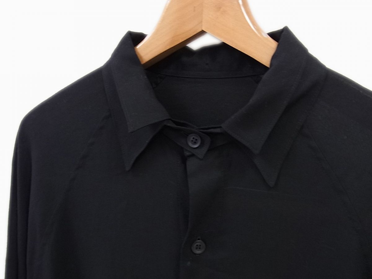 新品◇Yohji Yamamoto POUR HOMME 2重襟 レイヤード ロング ドレス